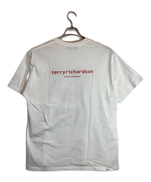 Hysteric Glamour（ヒステリックグラマー）Hysteric Glamour (ヒステリックグラマー) TERRY RICHARDSON別注tee ホワイト サイズ:XLの古着・服飾アイテム