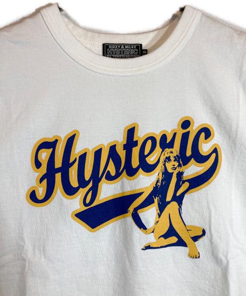 Hysteric Glamour（ヒステリックグラマー）Hysteric Glamour (ヒステリックグラマー) HYSTERIC LEAGUE Tシャツ ホワイト サイズ:XLの古着・服飾アイテム