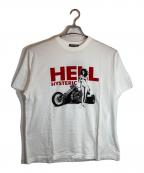 Hysteric Glamourヒステリックグラマー）の古着「HELL HYSTERICTシャツ」｜ホワイト