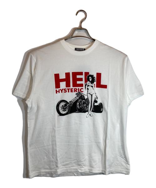 Hysteric Glamour（ヒステリックグラマー）Hysteric Glamour (ヒステリックグラマー) HELL HYSTERICTシャツ ホワイト サイズ:XL 未使用品の古着・服飾アイテム