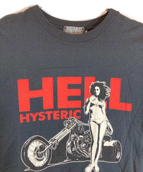 Hysteric Glamour（ヒステリックグラマー）Hysteric Glamour (ヒステリックグラマー) カットソー ブラック サイズ:XLの古着・服飾アイテム