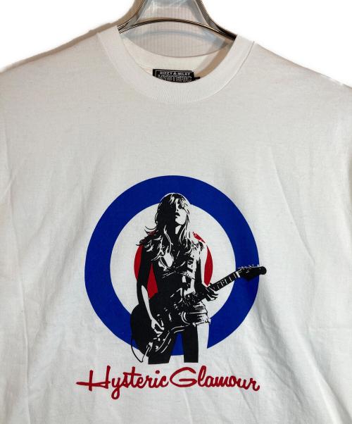 Hysteric Glamour（ヒステリックグラマー）Hysteric Glamour (ヒステリックグラマー) UK TRIBUTE Tシャツ ホワイト サイズ:XLの古着・服飾アイテム