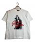 Hysteric Glamour（ヒステリックグラマー）の古着「LEATHER WOMAN Tシャツ」｜ホワイト