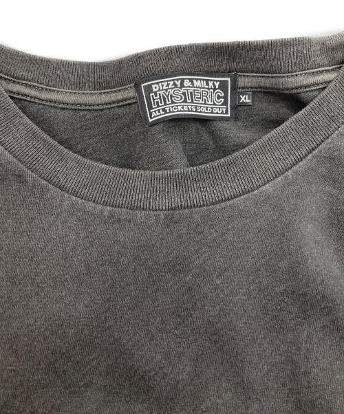 Hysteric Glamour（ヒステリックグラマー）Hysteric Glamour (ヒステリックグラマー) EASY WEEKEND Tシャツ グレー サイズ:XLの古着・服飾アイテム