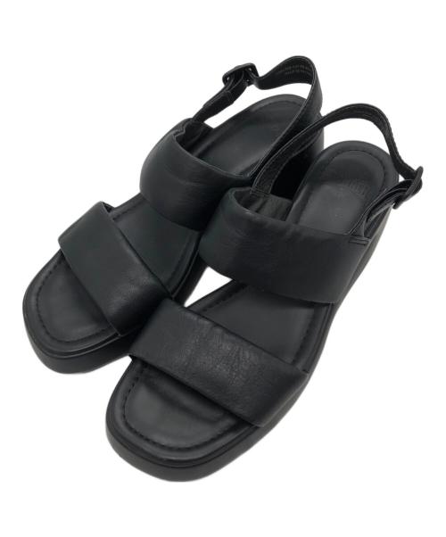 CAMPER（カンペール）CAMPER (カンペール) カー サンダル ブラック サイズ:39の古着・服飾アイテム