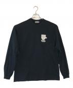 Hysteric Glamourヒステリックグラマー）の古着「HYS HITCHHIKING CLUB T-shirt」｜ブラック