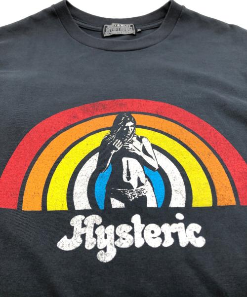 Hysteric Glamour（ヒステリックグラマー）Hysteric Glamour (ヒステリックグラマー) HYSTERIC RAINBOW Tシャツ グレー サイズ:SIZE XLの古着・服飾アイテム