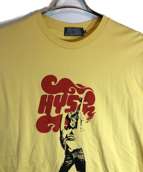 Hysteric Glamour（ヒステリックグラマー）Hysteric Glamour (ヒステリックグラマー) FLAMES WOMAN Tシャツ イエロー サイズ:SIZE XLの古着・服飾アイテム
