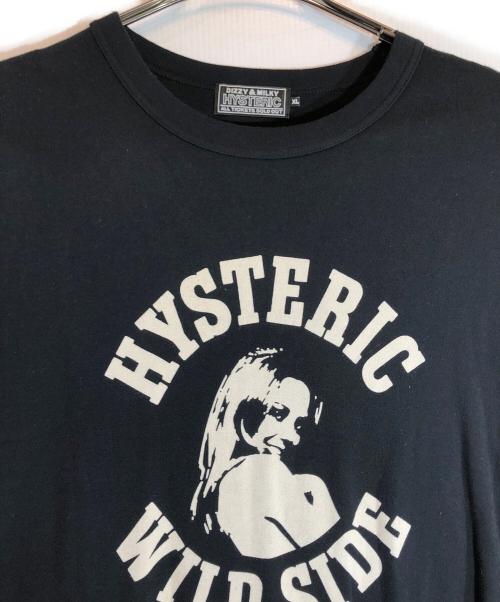 Hysteric Glamour（ヒステリックグラマー）Hysteric Glamour (ヒステリックグラマー) WILD SIDE Tシャツ ブラック サイズ:XLの古着・服飾アイテム