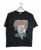 Hysteric Glamourヒステリックグラマー）の古着「DEAD BEAR SURF Tシャツ」｜ブラック