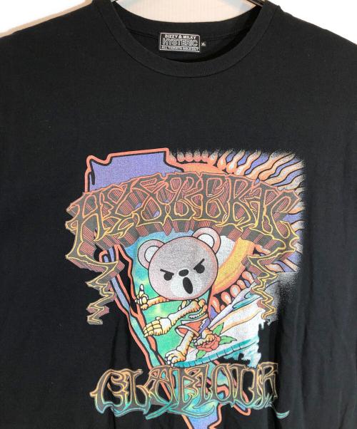 Hysteric Glamour（ヒステリックグラマー）Hysteric Glamour (ヒステリックグラマー) DEAD BEAR SURF Tシャツ ブラック サイズ:XLの古着・服飾アイテム