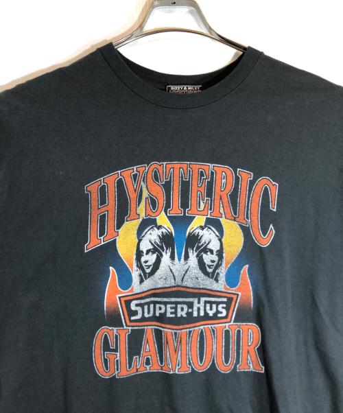 Hysteric Glamour（ヒステリックグラマー）Hysteric Glamour (ヒステリックグラマー) FLARE WOMAN Tシャツ ブラック サイズ:SIZE XLの古着・服飾アイテム