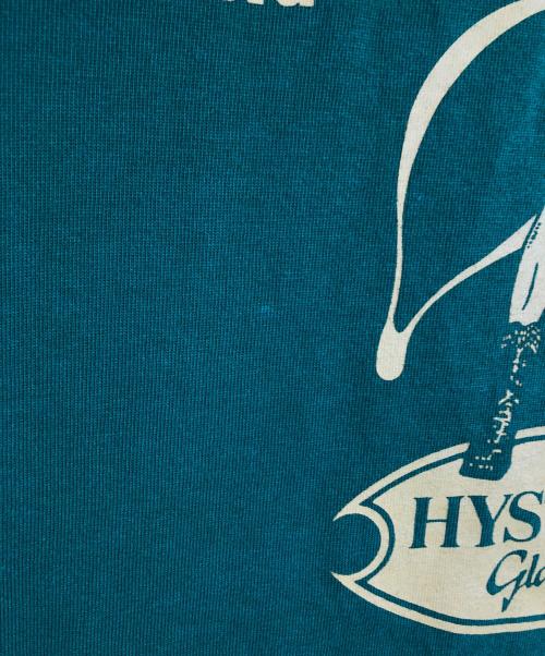 Hysteric Glamour（ヒステリックグラマー）Hysteric Glamour (ヒステリックグラマー) COWGIRL ACADEMY プリント Tシャツ グリーン サイズ:SIZE XLの古着・服飾アイテム