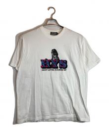 Hysteric Glamour（ヒステリックグラマー）の古着「NEXT LEVEL Embroidery T-Shirt」｜ホワイト