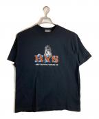 Hysteric Glamourヒステリックグラマー）の古着「NEXT LEVEL Embroidery T-Shirt」｜ブラック