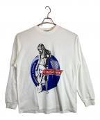 Hysteric Glamourヒステリックグラマー）の古着「HYSTERIC MOTOR GIRL Tシャツ」｜ホワイト