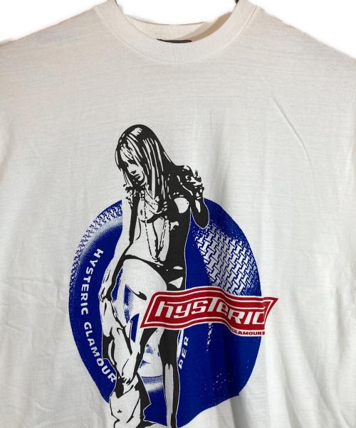 Hysteric Glamour（ヒステリックグラマー）Hysteric Glamour (ヒステリックグラマー) HYSTERIC MOTOR GIRL Tシャツ ホワイト サイズ:XLの古着・服飾アイテム