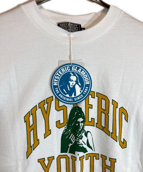 Hysteric Glamour（ヒステリックグラマー）Hysteric Glamour (ヒステリックグラマー) H.YOUTH Tee ホワイト サイズ:XL 未使用品の古着・服飾アイテム