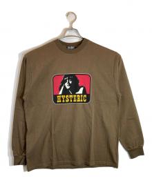 Hysteric Glamour（ヒステリックグラマー）の古着「UNTAMED GIRL Tシャツ」｜ブラウン