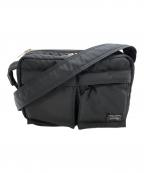 PORTERポーター）の古着「TANKER SHOULDER BAG(S)」｜ブラック