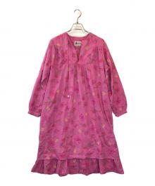 Hysteric Glamour（ヒステリックグラマー）の古着「刺繍ワンピース」｜ピンク
