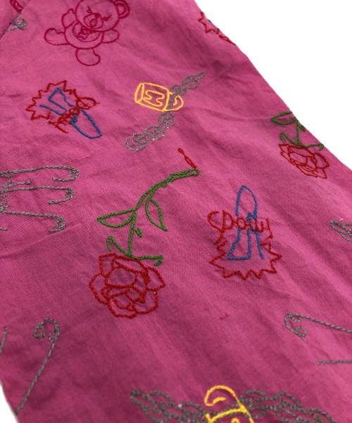 Hysteric Glamour（ヒステリックグラマー）Hysteric Glamour (ヒステリックグラマー) 刺繍ワンピース ピンク サイズ:SIZE Freeの古着・服飾アイテム