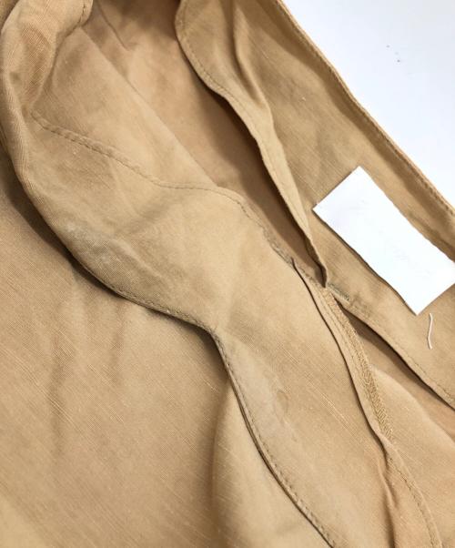 Mame Kurogouchi（マメクロゴウチ）Mame Kurogouchi (マメクロゴウチ) シルクヘンプブラウス ベージュ サイズ:SIZE 1の古着・服飾アイテム