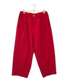 TIGHTBOOTH PRODUCTION（タイトブースプロダクション）の古着「WIDE BALOON PANTS」｜レッド