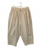 TIGHTBOOTH PRODUCTIONタイトブースプロダクション）の古着「BALOON BAGGY PANTS」｜ベージュ