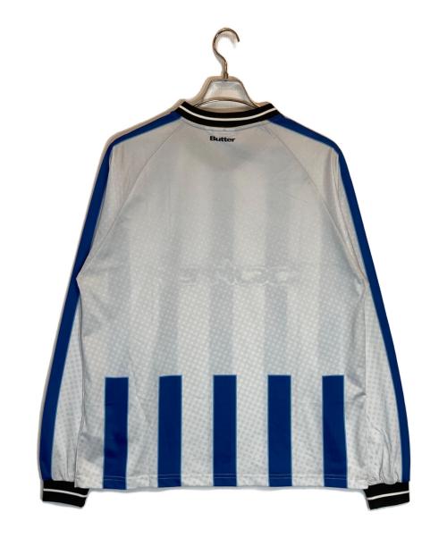 butter（バター）BUTTER (バター) Corrosive LS Jersey ブルー サイズ:Lの古着・服飾アイテム