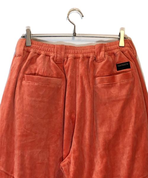TIGHTBOOTH PRODUCTION（タイトブースプロダクション）TIGHTBOOTH PRODUCTION (タイトブースプロダクション) VELOUR BALOON PANTS オレンジ サイズ:Lの古着・服飾アイテム