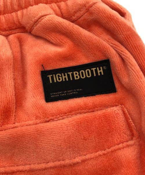 TIGHTBOOTH PRODUCTION（タイトブースプロダクション）TIGHTBOOTH PRODUCTION (タイトブースプロダクション) VELOUR BALOON PANTS オレンジ サイズ:Lの古着・服飾アイテム