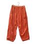 TIGHTBOOTH PRODUCTION（タイトブースプロダクション）の古着「VELOUR BALOON PANTS」｜オレンジ