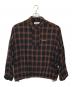 TIGHTBOOTH PRODUCTION（タイトブースプロダクション）の古着「PLAID HALF ZIP L/S SHIRT」｜ブラウン