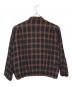 TIGHTBOOTH PRODUCTION (タイトブースプロダクション) PLAID HALF ZIP L/S SHIRT ブラウン サイズ:XL：18000円