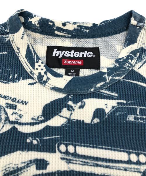 SUPREME（シュプリーム）Supreme (シュプリーム) Hysteric Glamour (ヒステリックグラマー) Cars Thermal ブルー サイズ:Mの古着・服飾アイテム
