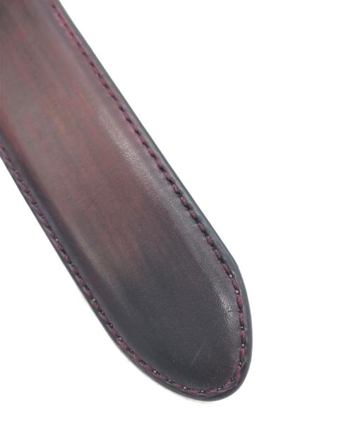 MAGNANNI（マグナーニ）MAGNANNI (マグナーニ) レザーベルト ボルドー サイズ:40 未使用品の古着・服飾アイテム