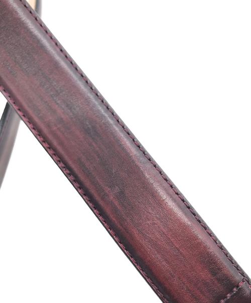 MAGNANNI（マグナーニ）MAGNANNI (マグナーニ) レザーベルト ボルドー サイズ:40 未使用品の古着・服飾アイテム