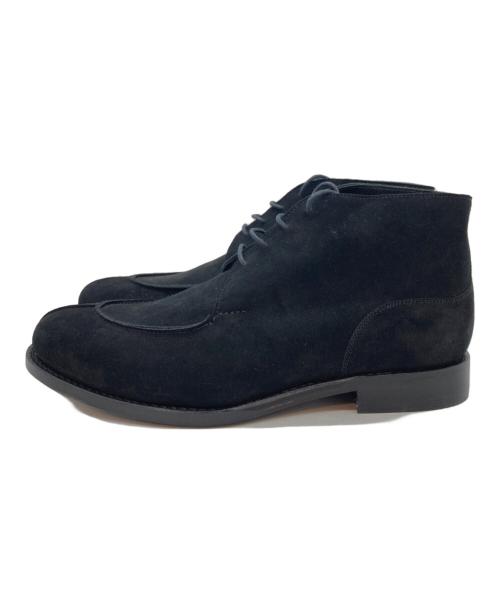 Ouur（アウアー）Ouur (アウアー) Jalan Sriwijaya (ジャランスリウァヤ) スウェードチャッカブーツ ブラック サイズ:SIZE 27cmの古着・服飾アイテム