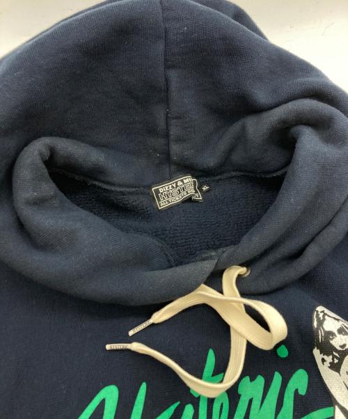 Hysteric Glamour（ヒステリックグラマー）Hysteric Glamour (ヒステリックグラマー) MADNESS CITY オーバーサイズパーカー ネイビー サイズ:XLの古着・服飾アイテム