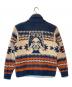 Hysteric Glamour (ヒステリックグラマー) SEE NO EVILジャカード ショールカーディガン ネイビー×ベージュ サイズ:SIZE XL：17000円