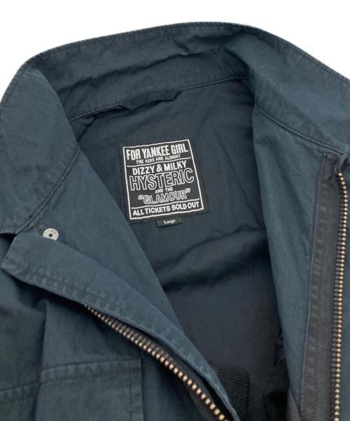 Hysteric Glamour（ヒステリックグラマー）Hysteric Glamour (ヒステリックグラマー) SNAKE&SKULL刺繍 M1951フィールドジャケット ブラック サイズ:Lの古着・服飾アイテム