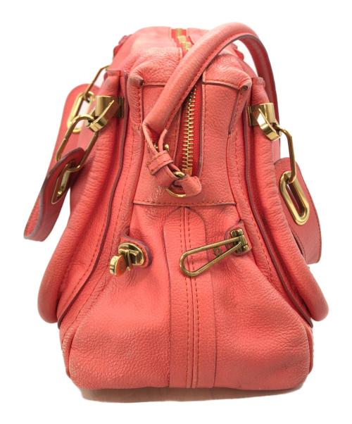 Chloe（クロエ）Chloe (クロエ) Paraty2WAYショルダーバッグ ピンクの古着・服飾アイテム
