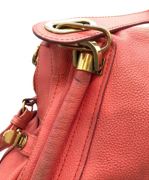 Chloe（クロエ）Chloe (クロエ) Paraty2WAYショルダーバッグ ピンクの古着・服飾アイテム