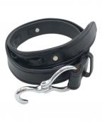 TORYトリー）の古着「レザーベルト」｜ブラック