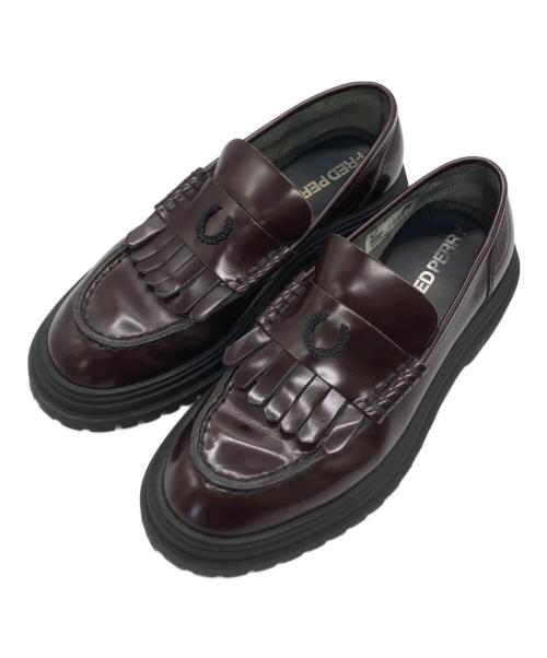 FRED PERRY（フレッドペリー）FRED PERRY (フレッドペリー) フリンジローファー ブラウン サイズ:UK4の古着・服飾アイテム