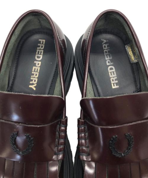 FRED PERRY（フレッドペリー）FRED PERRY (フレッドペリー) フリンジローファー ブラウン サイズ:UK4の古着・服飾アイテム