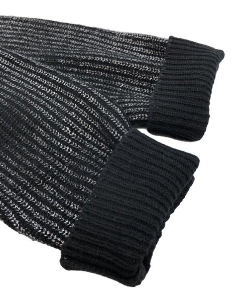 BALMAIN（バルマン）BALMAIN (バルマン) ボタンデザインラメニット ブラック サイズ:Mの古着・服飾アイテム