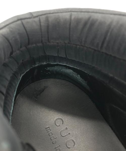 GUCCI（グッチ）GUCCI (グッチ) Ace GG High Top ハイカットスニーカー グレー サイズ:8の古着・服飾アイテム