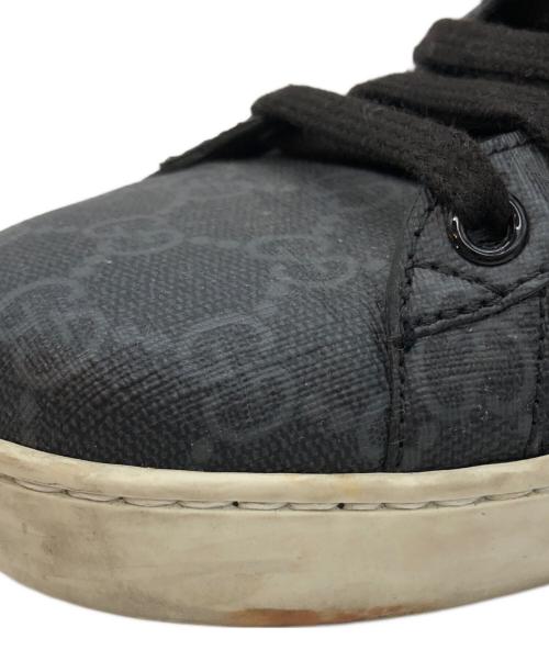 GUCCI（グッチ）GUCCI (グッチ) Ace GG High Top ハイカットスニーカー グレー サイズ:8の古着・服飾アイテム